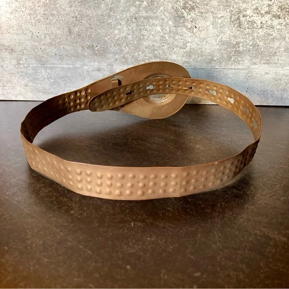 Vintage solid Brass Boho Corset Belt SML - Picture 2 of 8